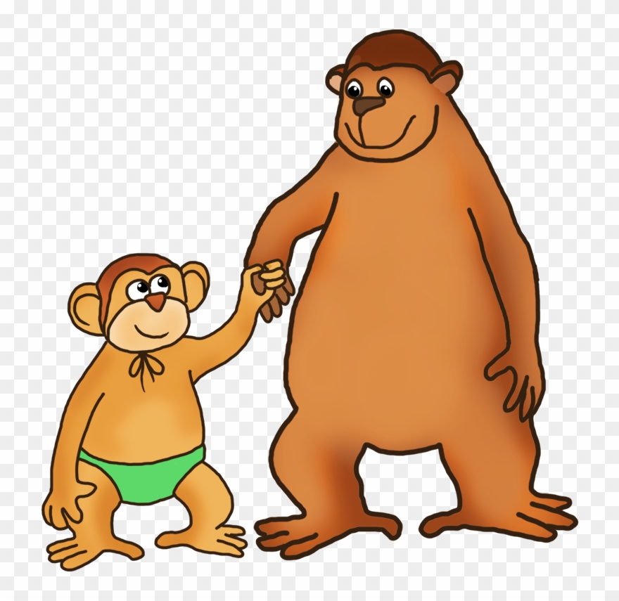 Png Royalty Free Library Ape Clipart Baby - Monkey Transparent Png
