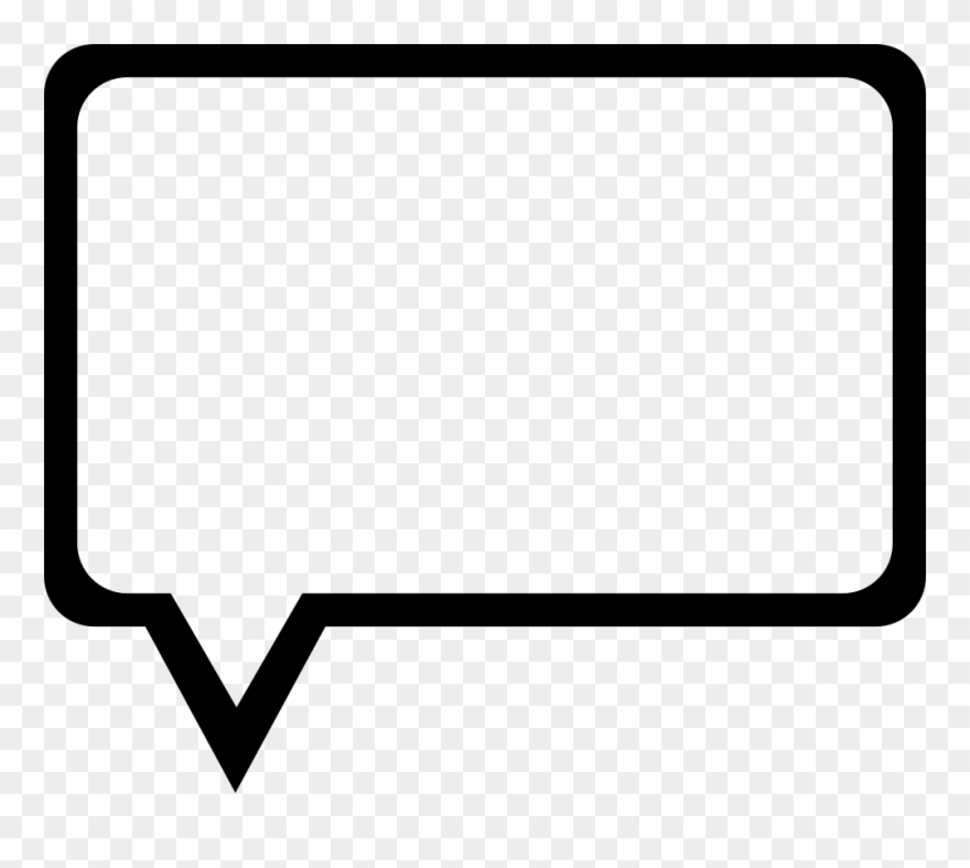 Square Speech Bubble - Speech Bubble Square Png Clipart