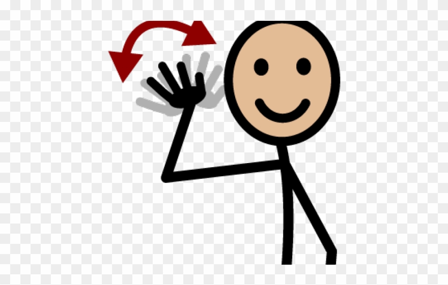 Goodbye Clipart Hand Wave - Wave - Png Download