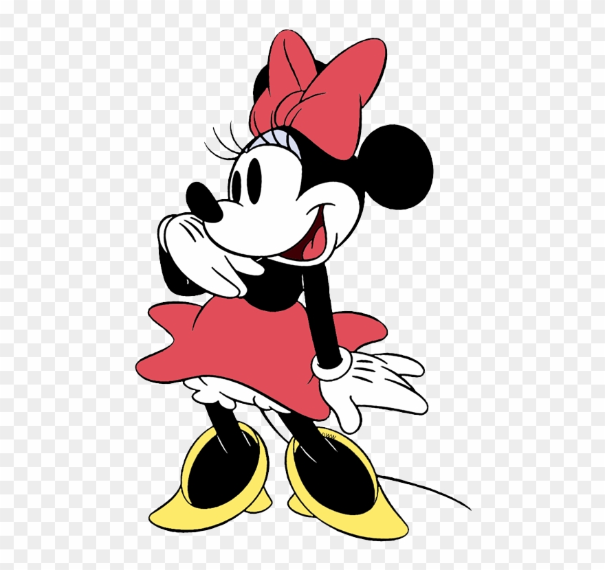 More Mickey And Friends Clip Art - Luxusní Peněženka Minnie Mašle 14 Cm - Png Download
