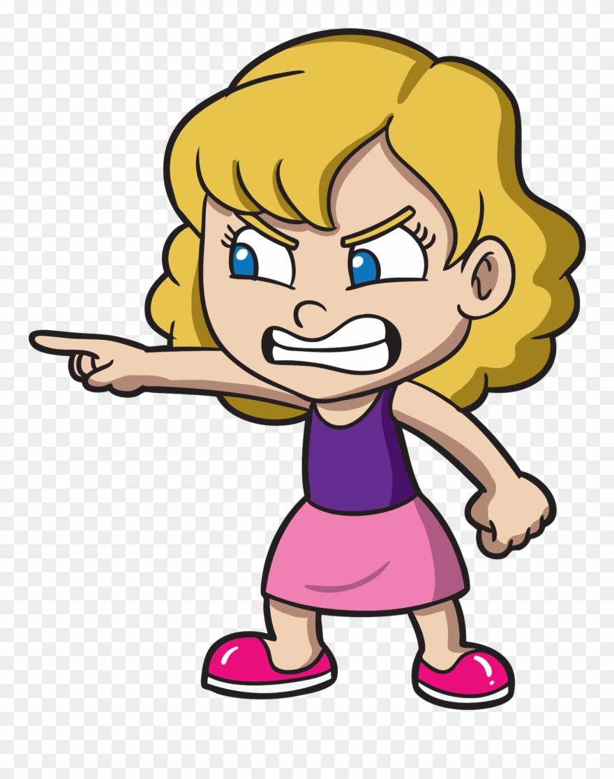 Michael W Paul Angrykidscollection - Children Angry Clipart - Png Download