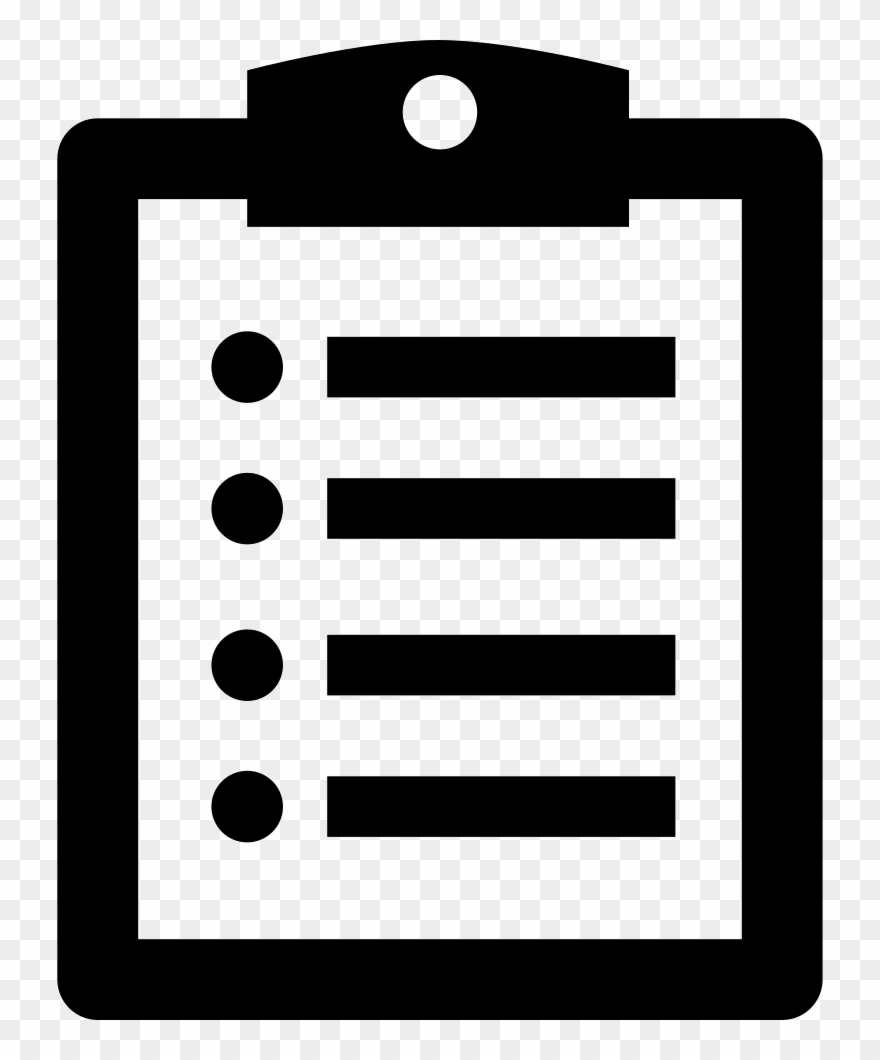 Note On A Clipboard Comments - Clipboard Icon Free - Png Download