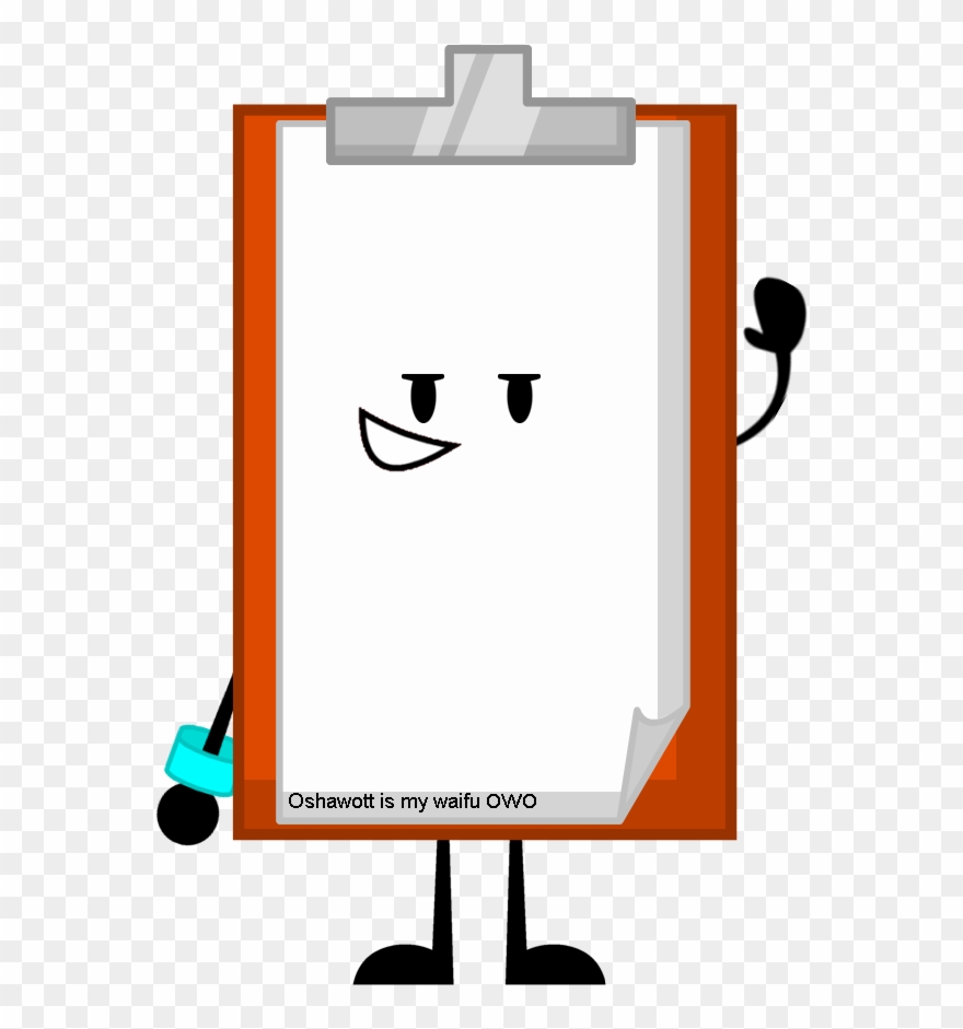 Image Pose Object Shows Royalty Free Stock - Bfdi Clipboard - Png Download