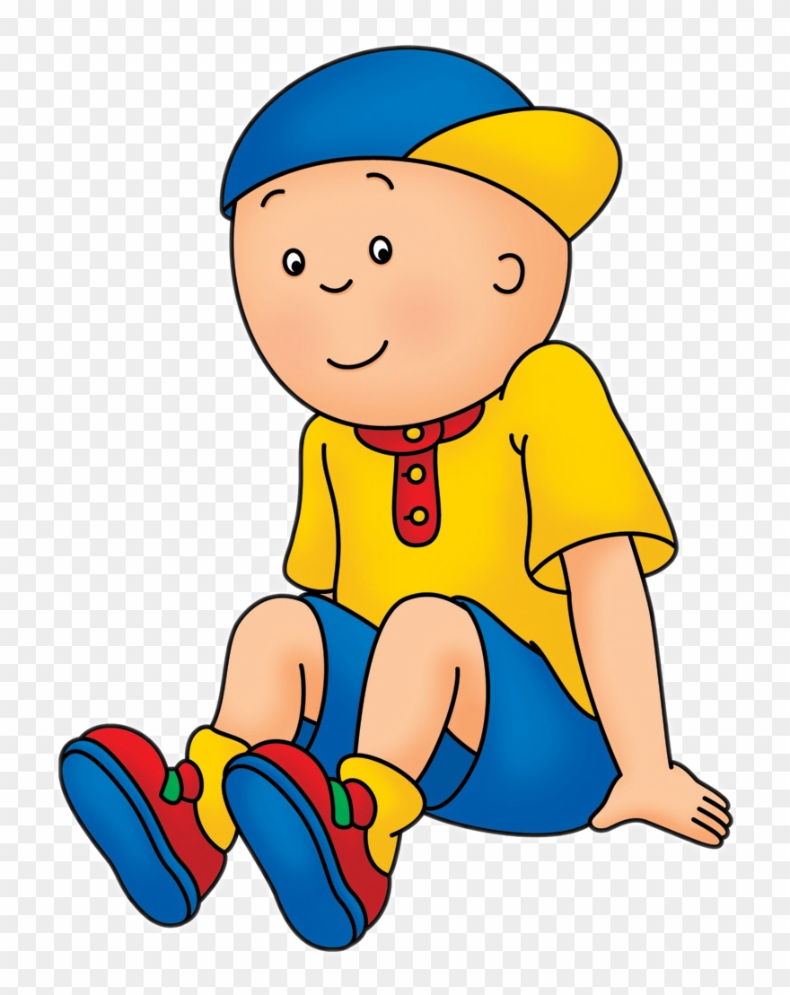 Caillou Sitting Png Stickpng - Dank Caillou Clipart