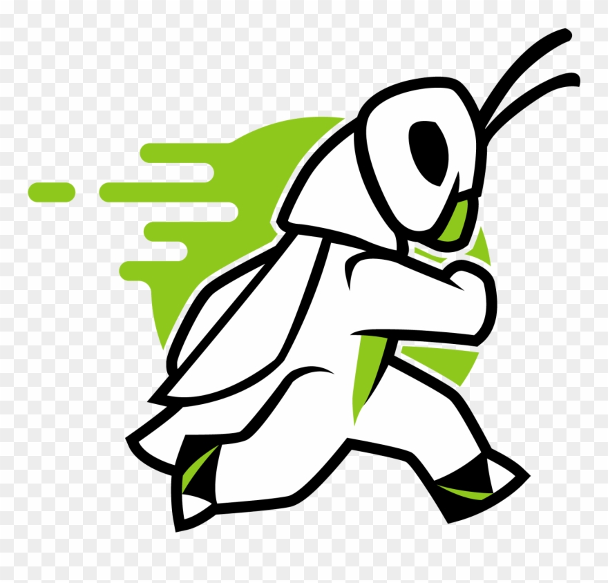 Grasshopper Clipart Line - Camping - Png Download
