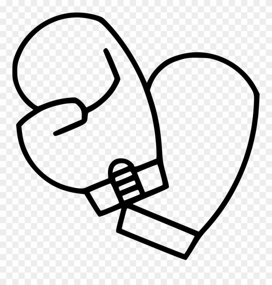 Clip Art Transparent Download Drawing At Getdrawings - Boxing Glove Drawing Easy - Png Download