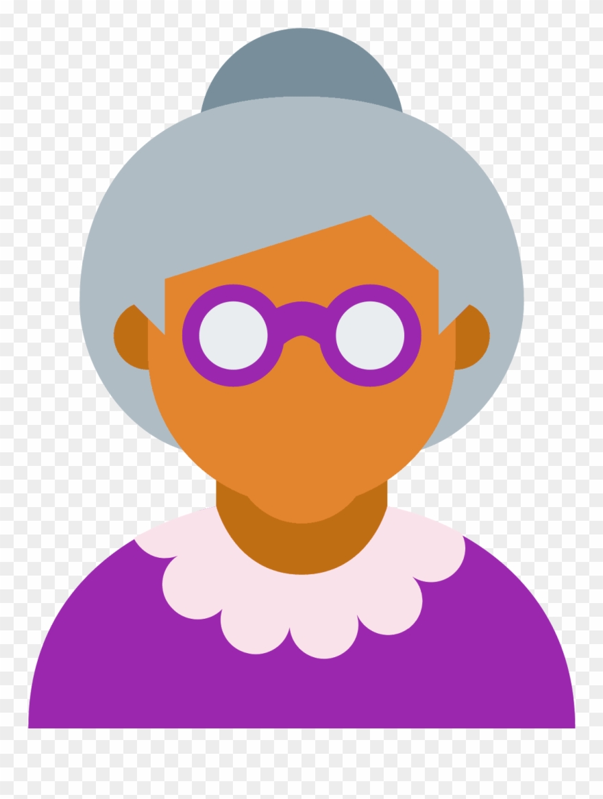 Grandparents Clipart Old Age Home - Old Person Icon - Png Download