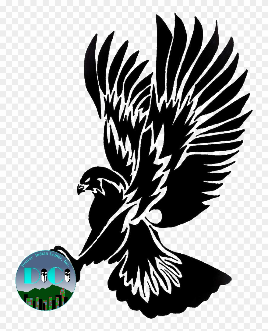 Hawk Clipart Native - Stencil De Figuras Geometricas - Png Download