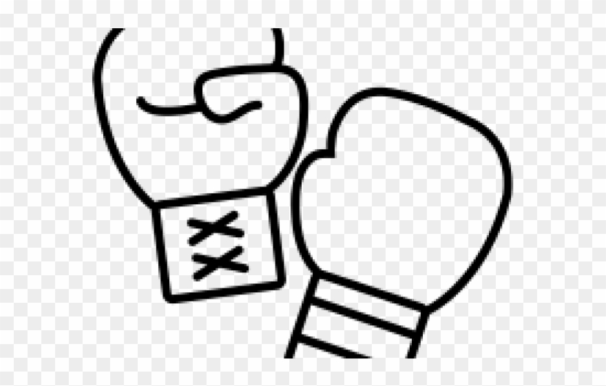 Image Drawings Of Gloves X - Boxing Gloves Simple Drawing Clipart
