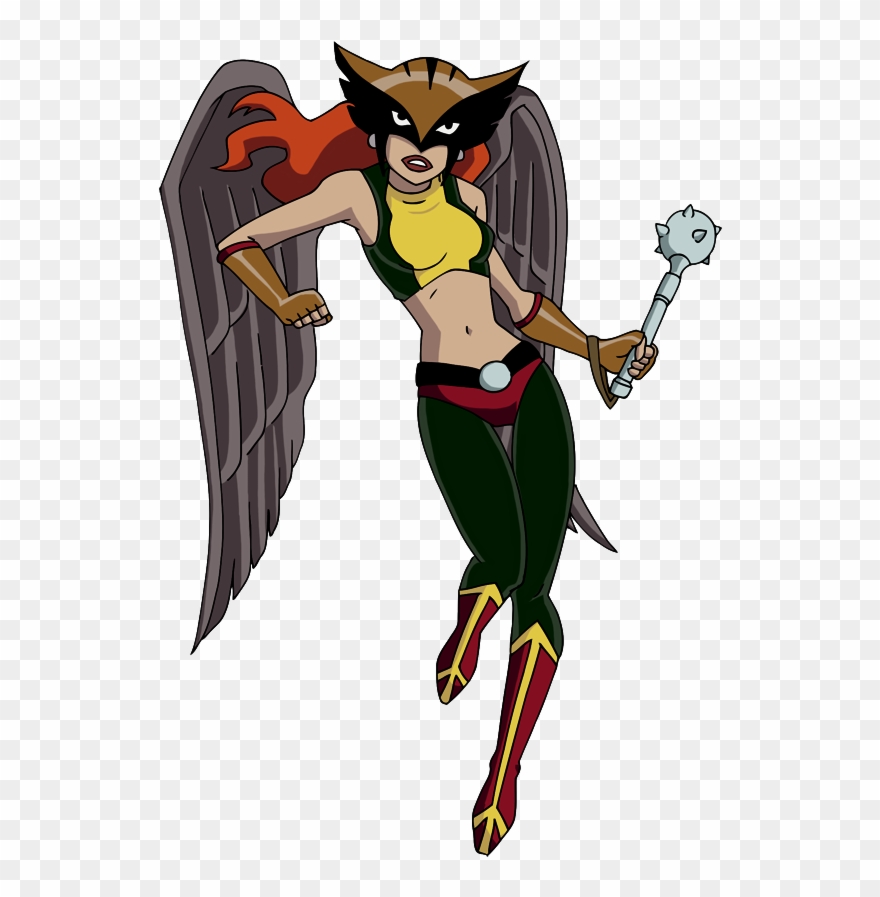 Hawk Girl Cliparts - Chica Halcón Png Transparent Png