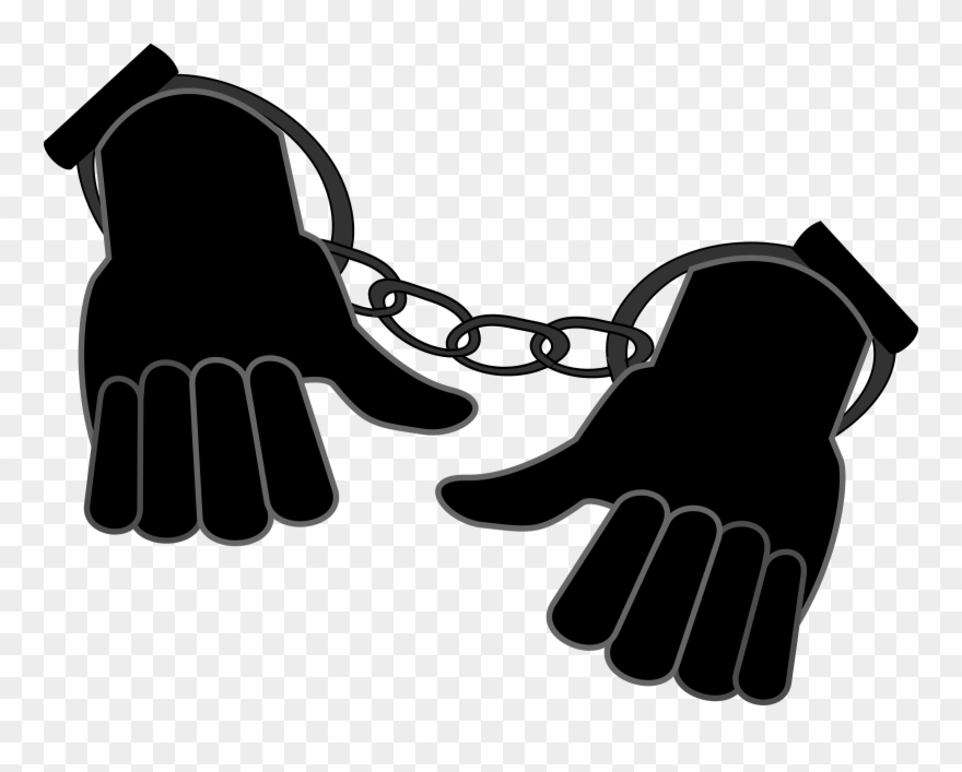 Hand Cuffs Cliparts - Hands In Handcuffs Png Transparent Png