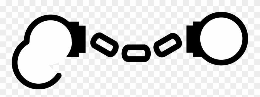 File - Handcuffs - Svg - Wikimedia Commons - Symbol Criminal Justice System Clipart
