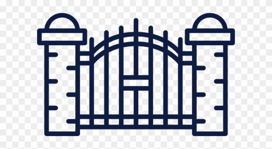 Gate Clipart Cemetery Gates - Gate Clipart - Png Download