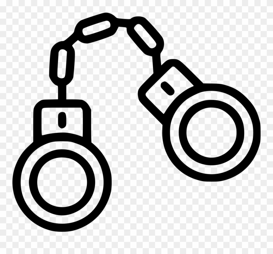 Png Icon Free Download Svg Library - Yellow Handcuffs Png Clipart