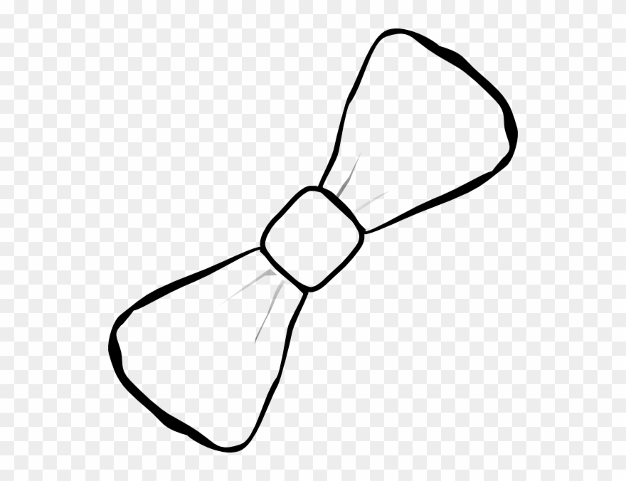 Bowtie Clip Art - Tie Clipart Black And White - Png Download