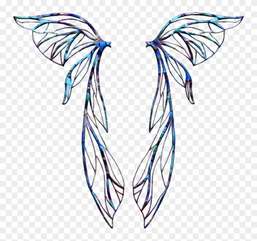 Angel Wings Clipart - Ailes De Fée Dessin - Png Download