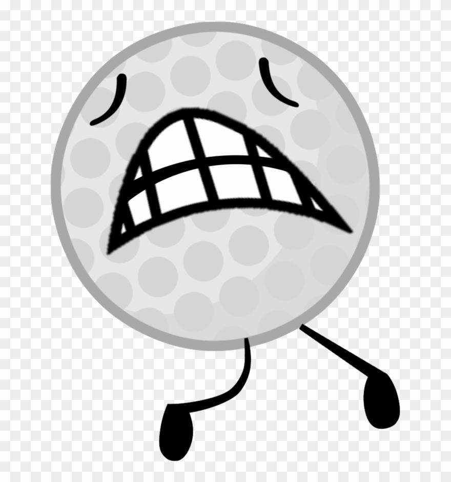 Bfb Golf Ball Intro - Bfb Bfdi Golf Ball Clipart