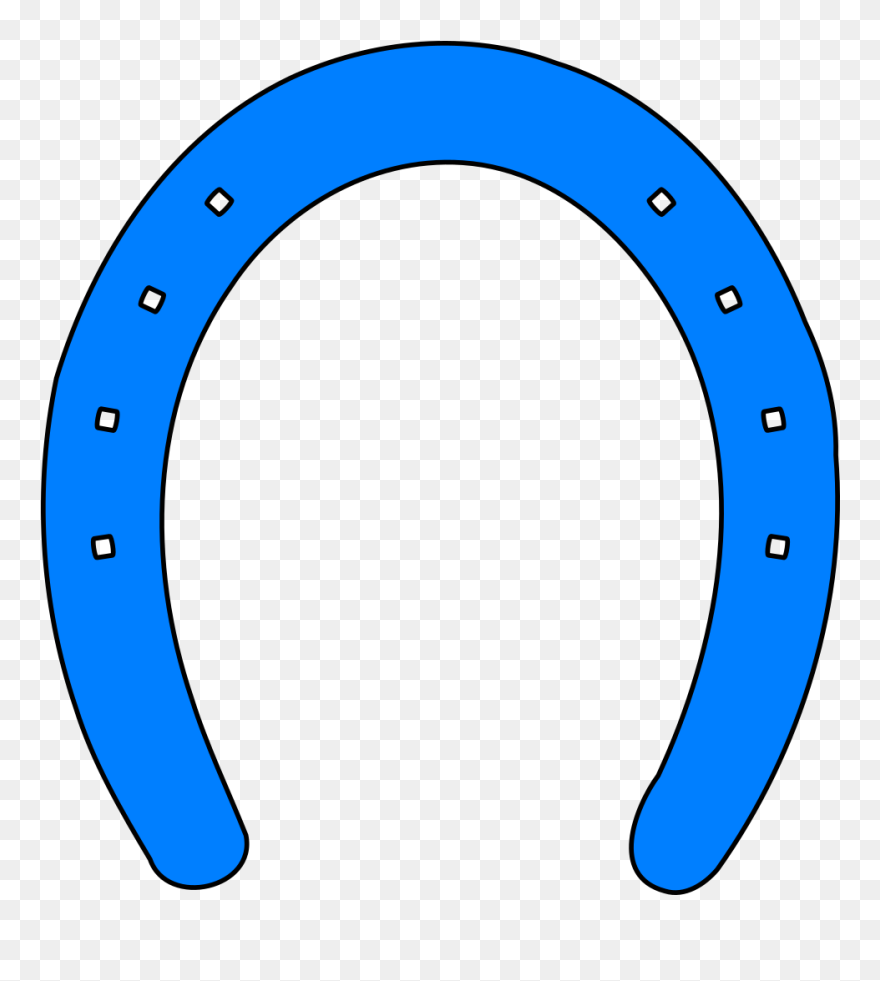 Codes For Insertion - Fer A Cheval Bleu Clipart