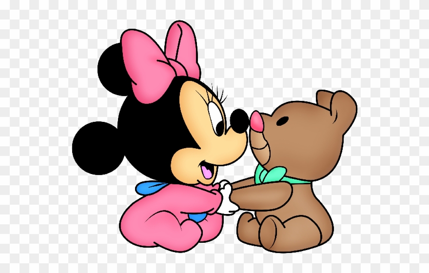 Disney Cartoon Png Clip Art Images On - Cartoon Baby Minnie Mouse Transparent Png