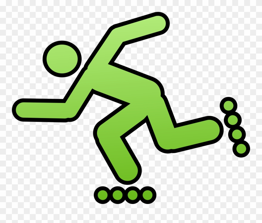 Beiträge-navigation - Clipart In Line Skating - Png Download