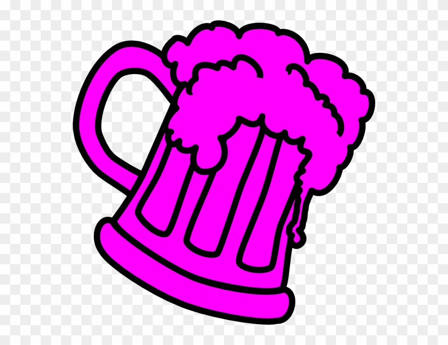 Pink Beer Clipart - Png Download