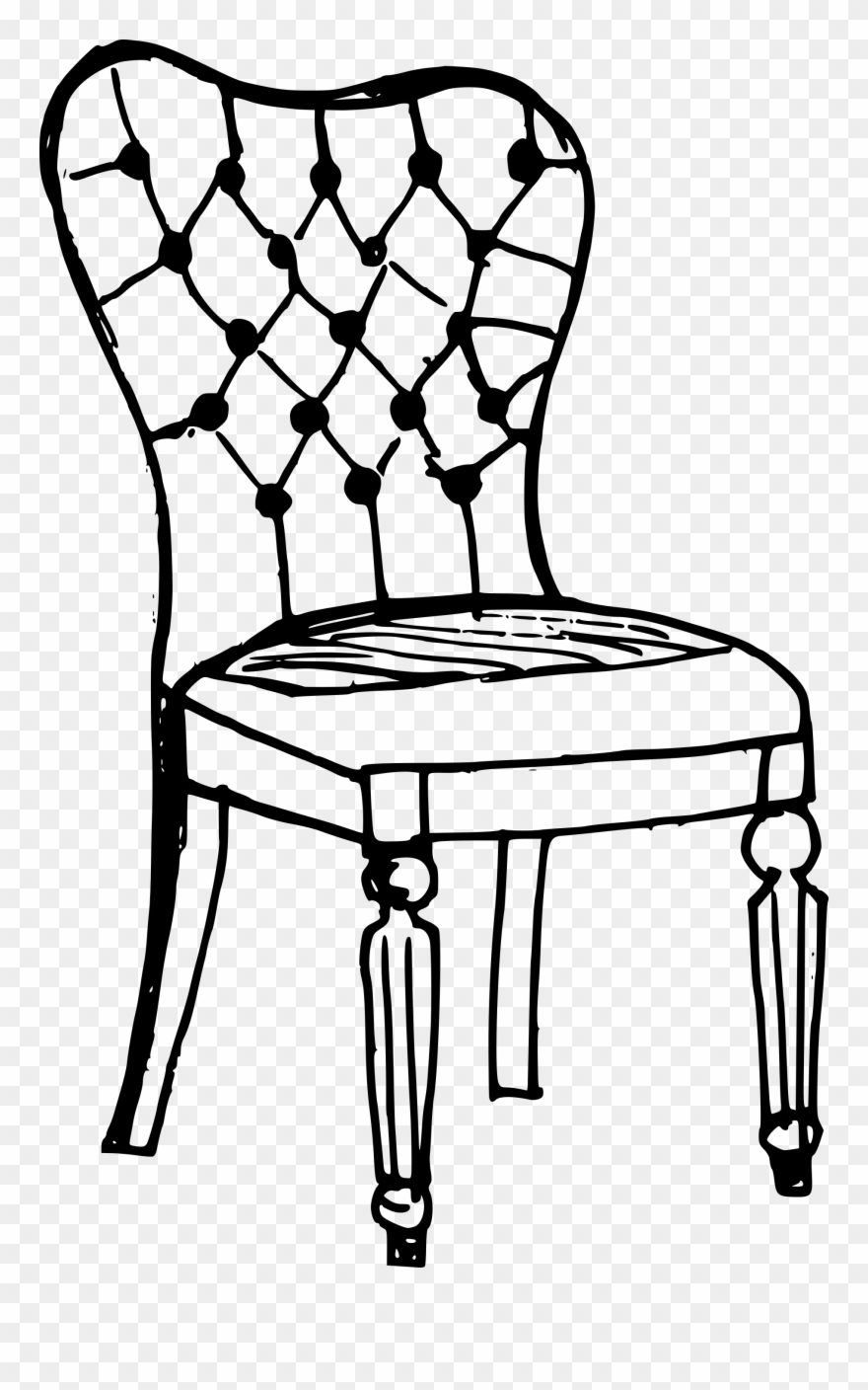 Collection Of Free Drawing - Drawing Of A Chair Clipart