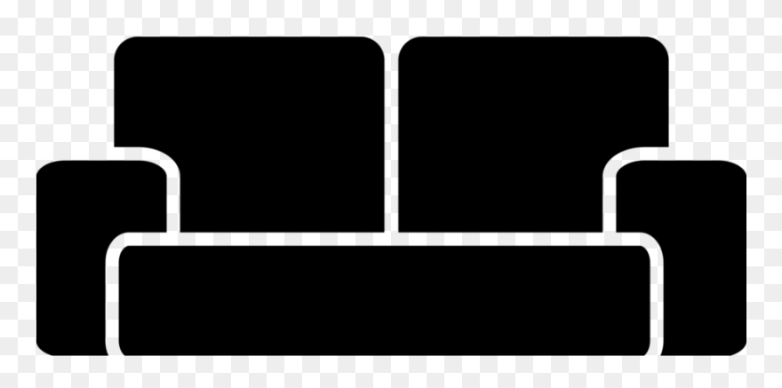 Vector Furniture Sofa Clip Art Freeuse - Modern Couch Icon Png Transparent Png