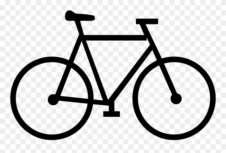 Clipart Bike Svg - Transparent Background Bike Icon - Png Download