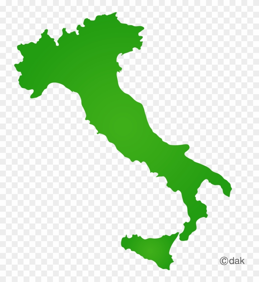 Launch Leadership - Silhouette Map Of Italy Clipart