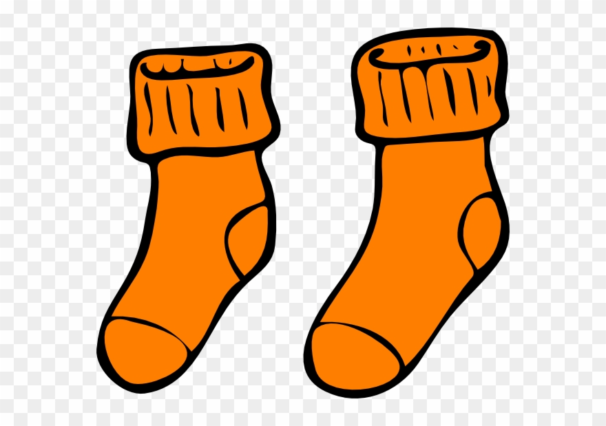 Colouring Pictures Of Socks Clipart