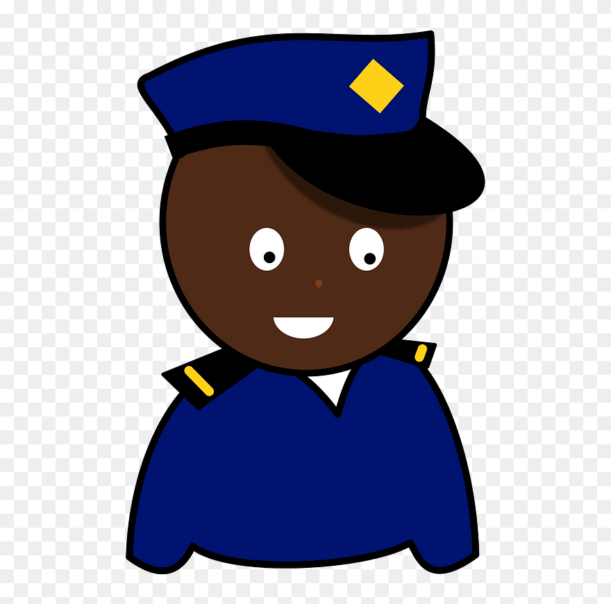 Police Officer Drawing Uniform Police Authority - Authority Clipart - Png Download