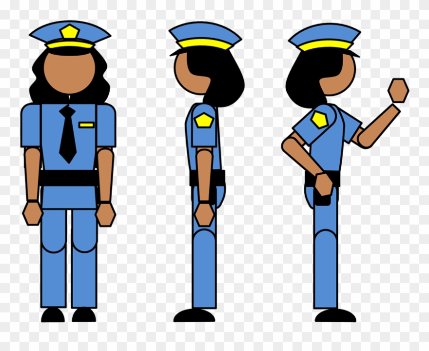Powerpoint Characters - Police Officer Uniform Drawing Clipart