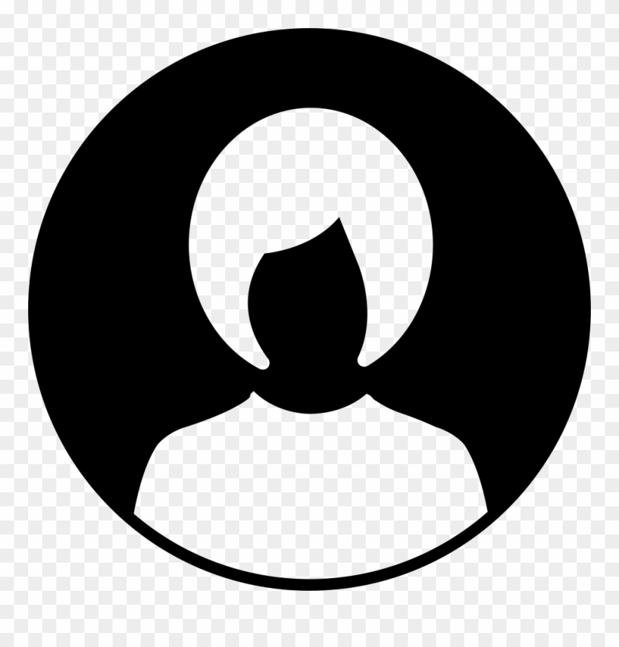 Female User With Short Hair Avatar Comments Clipart