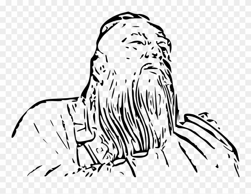 Confucius Drawing Transparent Clipart