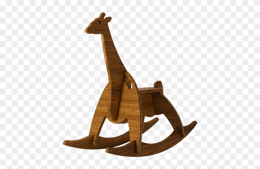 Amber Bamboo Rocking Giraffe Clipart