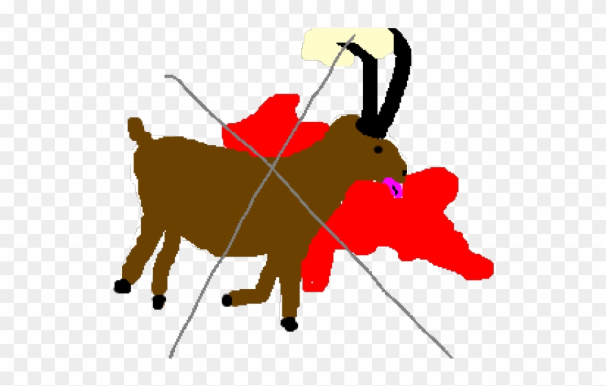 Dead Clipart Dead Goat - Png Download