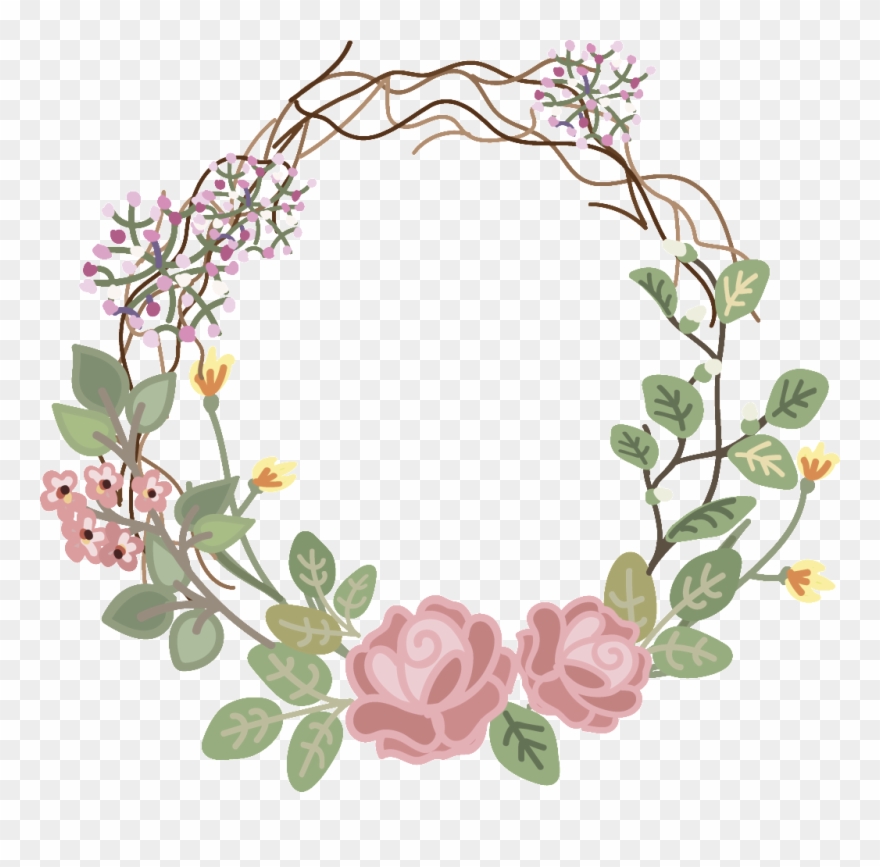 Fashion Beautiful Transparent Garland Vector Clipart