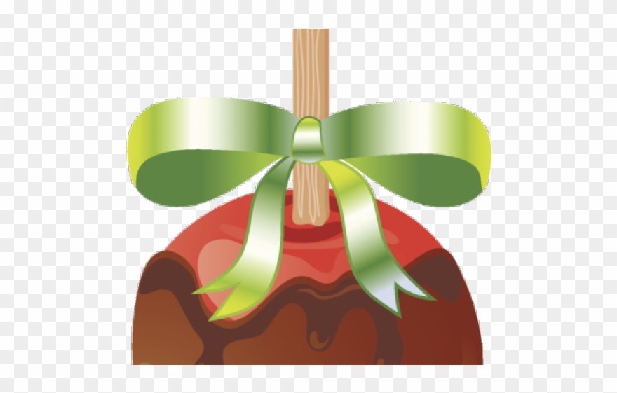 Caramel Clipart Chocolate Apple - Png Download