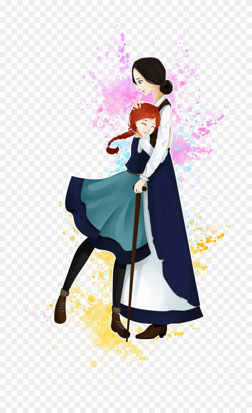 Felice And Odette Clipart