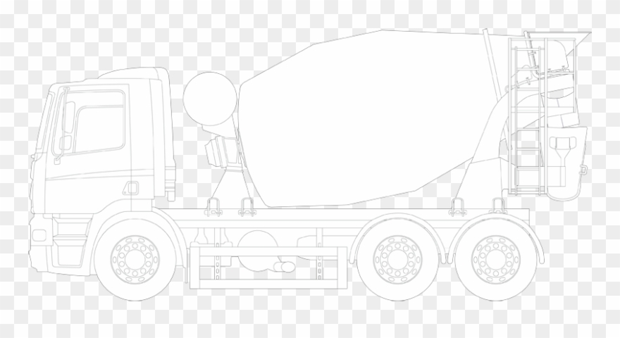 6m³ Truck Mixer Clipart
