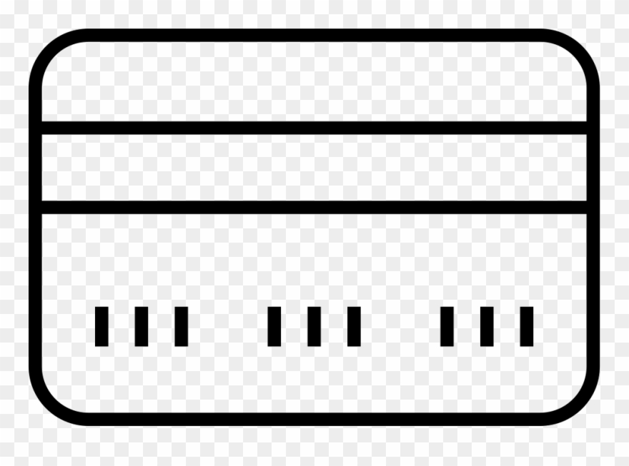 Credit Card Outlined Tool Commercial Symbol Comments Clipart