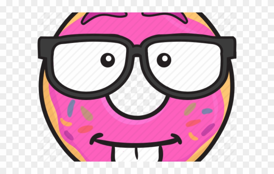 Doughnut Clipart Smiley - Png Download