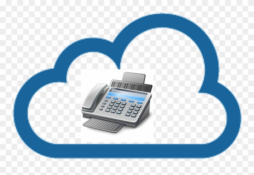 Fax In Cloud 2 Clipart