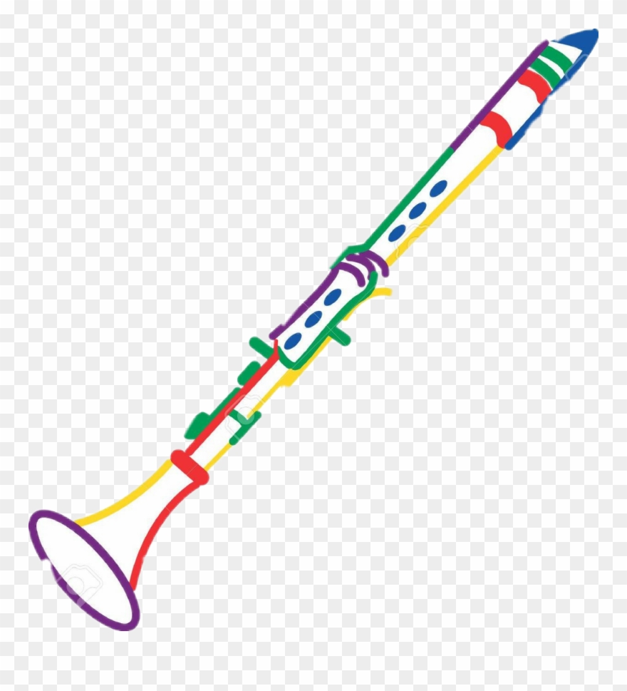 Clarinet Sticker Clipart
