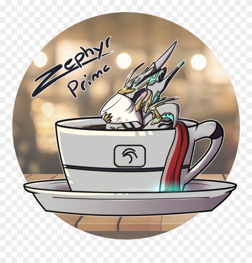 I Couldn't Help But Draw My Zeph In A Cup Of Hot Chocolate Clipart
