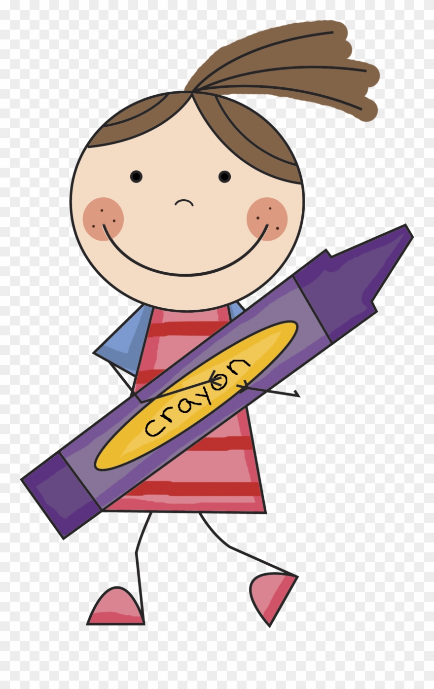 Crayon Clipart Doodle - Png Download