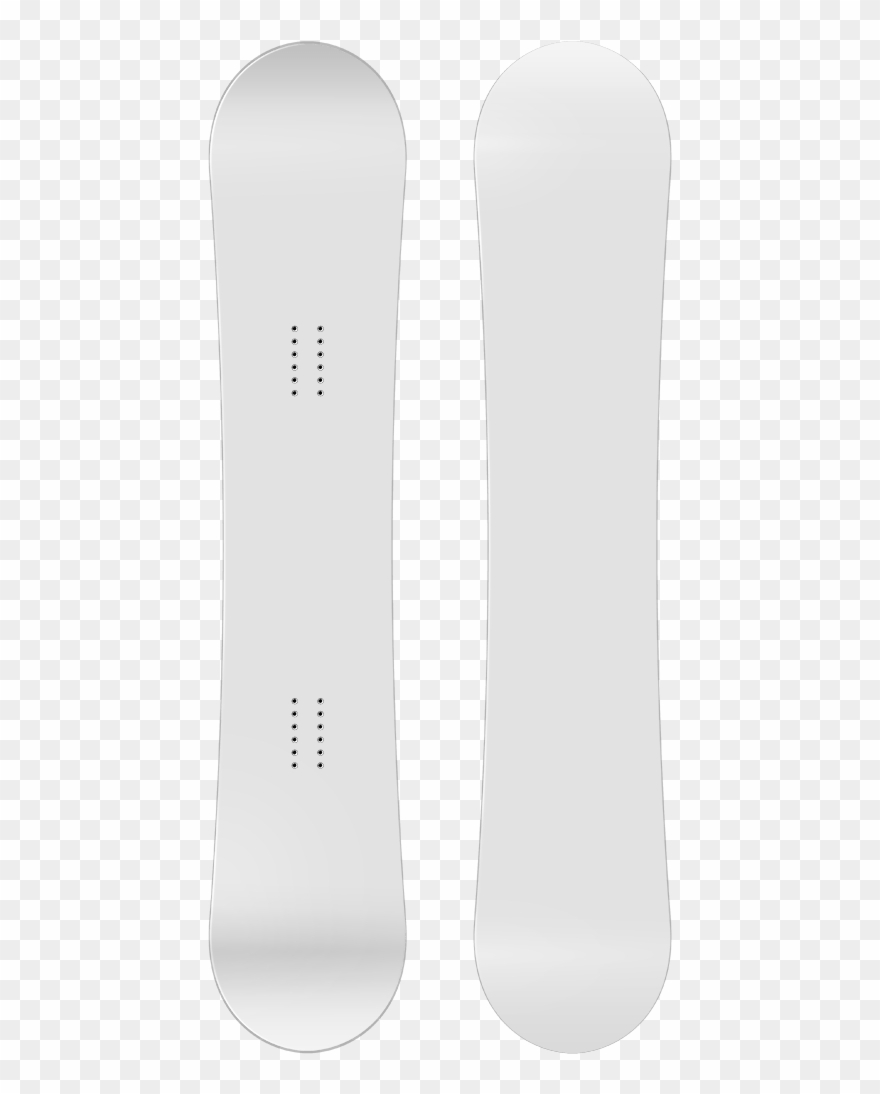 Blank Canvas Snowboard Clipart