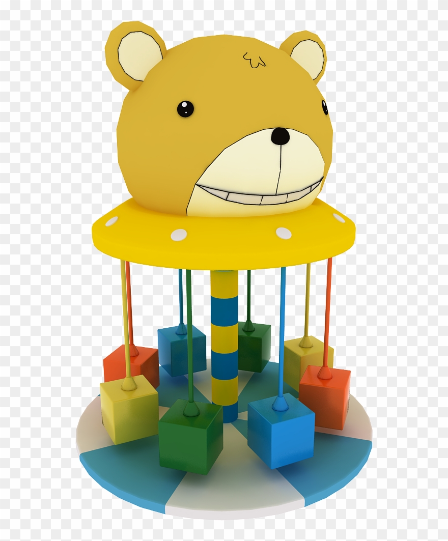 Merry Clipart Roundabout Playground - Png Download