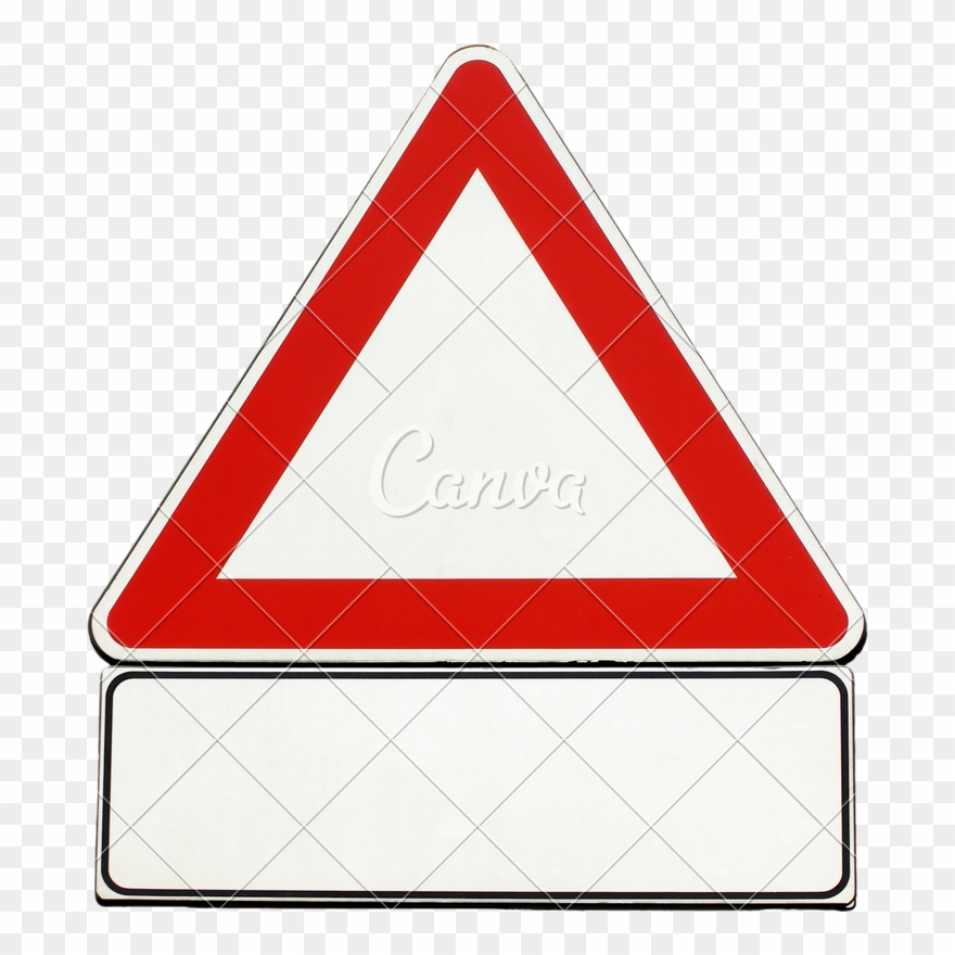 Generic Caution Sign Isolated Photos By Canva Clipart