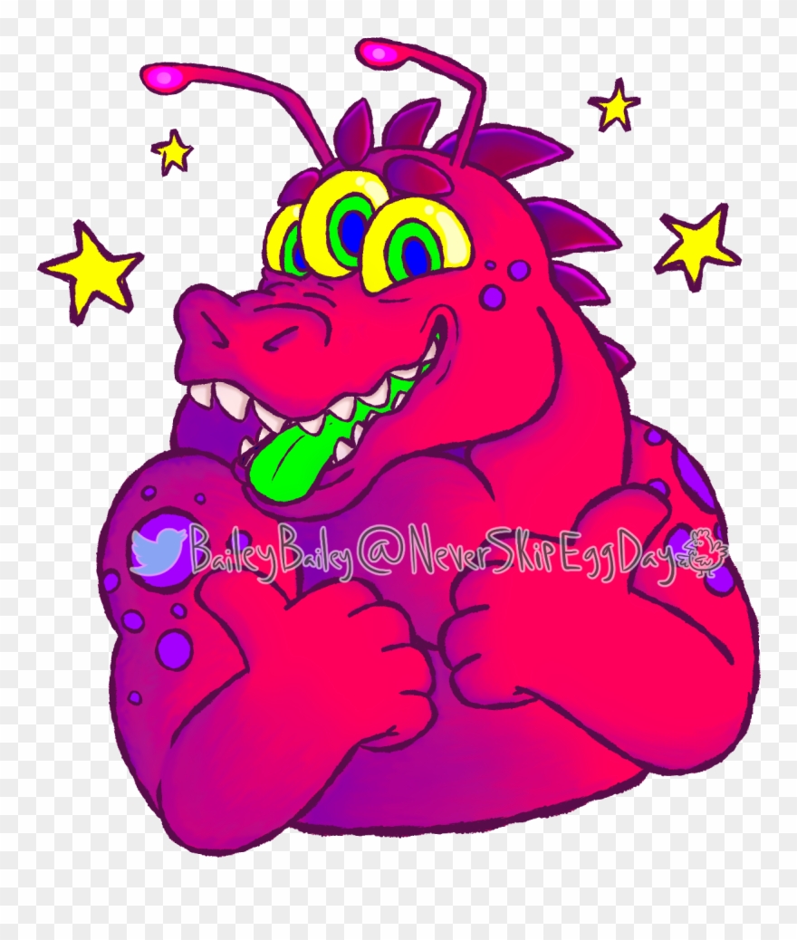 Space Gator Clipart